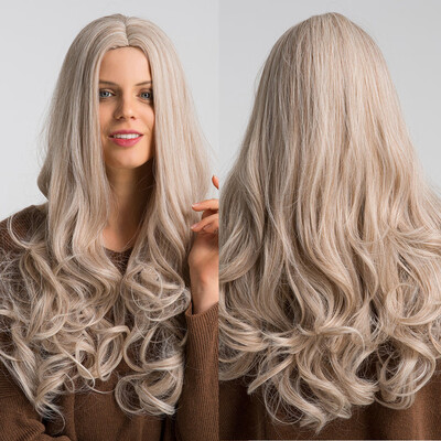 

〖Follure〗Waves Wig Glueless Wig Brown Women Heat-Resistant Synthetic Fiber Hair