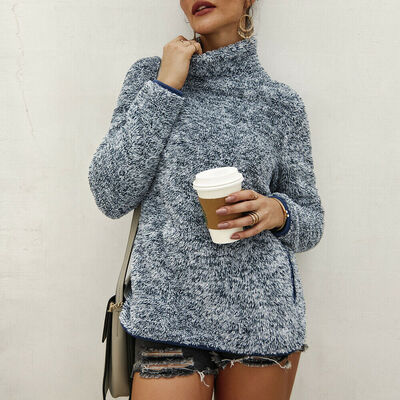 

Womens Winter Long Sleeve Sweater Autumn Sweatshirt Jumper Pullover Tops Blouse