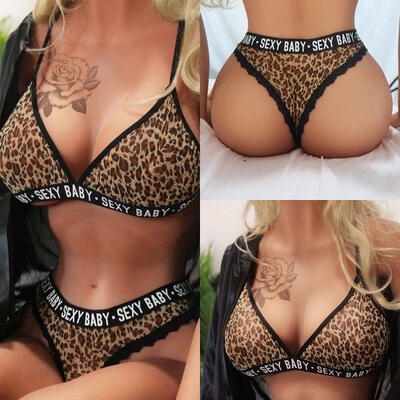 

Women Leopard Sexy-Lingerie Nightwear Underwear Lesbian Babydoll Sleepwear Dress