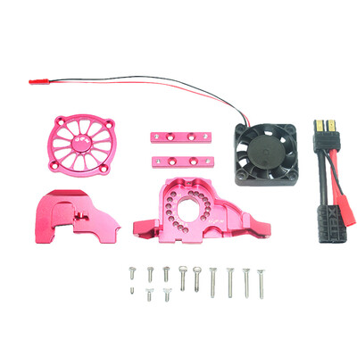 

Tailored Aluminum Alloy Motor Mount&Upper Cover With Cooling Fan Set For TRAXXAS TRX4