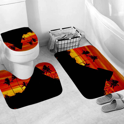 

Gobestart 3pcs Non-Slip Fish Scale Bath Mat Bathroom Kitchen Carpet Doormats Decor