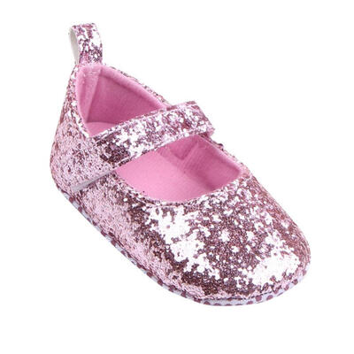 

Hot sale Baby Girls Shoes Toddler Sequins Infant Soft Sole First Walker Cotton Shoes Soft Bottom
