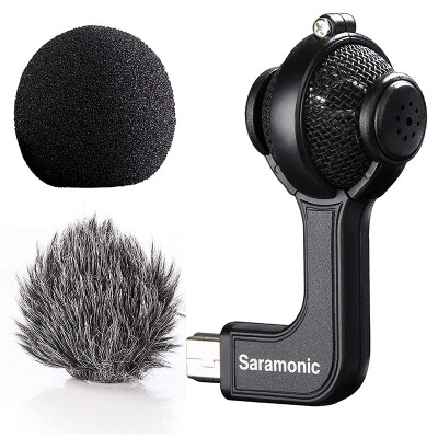 

Saramonic G-Mic Stereo Ball Microphone with Foam & Furry Windscreens for GoPro HERO3 HERO3&HERO4