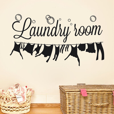 

〖Follure〗Laundry Room Home Decor Wall Sticker Decal Bedroom Vinyl Art Mural