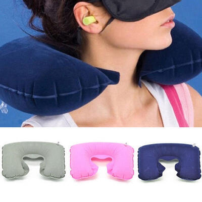 

Inflatable Travel Neck Pillow Soft Air U Shape Health Pillow Sleep Head Cushion