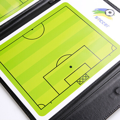 

Foldable Football Soccer Magnetic Tactic Coach Tactic Board with Marker Pen Portable Coaching Strategy Board Coach Tool