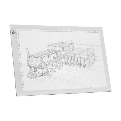 

A4 LED Light Box Tracer Drawing Board Copy Board Pad 5mm Ultra-Thin Dimmable Brightness with USB Power Cable for Artists Drawing