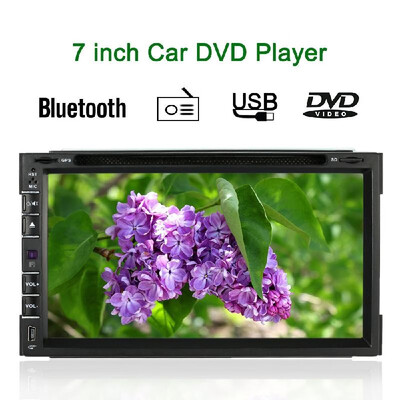 

7 Inch Universal 2 Din Car DVDUSBSD Player GPS Navigator HD Elegant UI Multimedia Bluetooth Radio Entertainment System