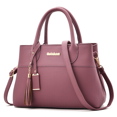 

Handbag tide Korean version of simple fashion Joker large-capacity middle-aged&old mother womens bag shoulder slung
