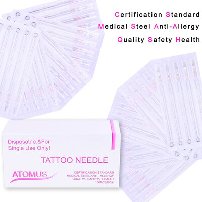 

〖Follure〗100PCS 3RS New Arrival Pick Tattoo Machine Sterile Disposable Needle