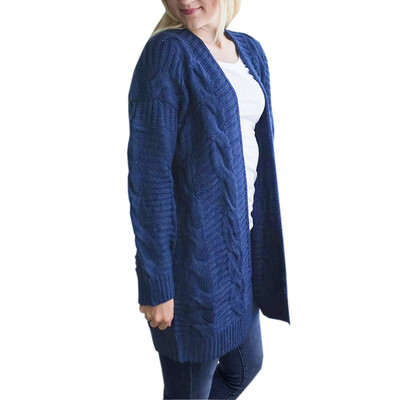

Toponeto Womens Long Sleeve Knitwear Open Front Cardigan Sweaters Casual Outerwear