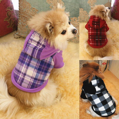 

Small Pet Dog Warm Fleece Vest Clothes Coat Puppy Shirt Sweater Winter Apparel