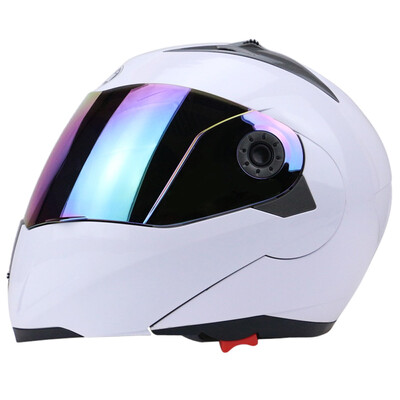 

Full Face Motorcycle Helmet Dual Visor with Colorful Shield