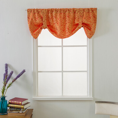 

Toponeto Valance Curtains Extra Wide&Short Window Treatment Kitchen Living Bathroom