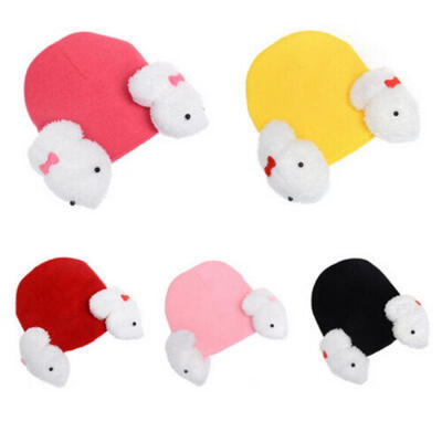 

Winter Baby Toddler Kids Boy Girl Knitted Rabbit Crochet Ear Beanie Warm Hat Cap