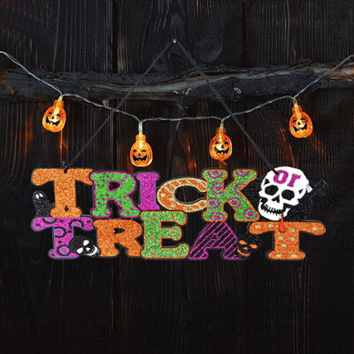 

Toponeto Halloween Decoration Props Flash Tag Window Bar KTV Ghost Festival Scene Layout