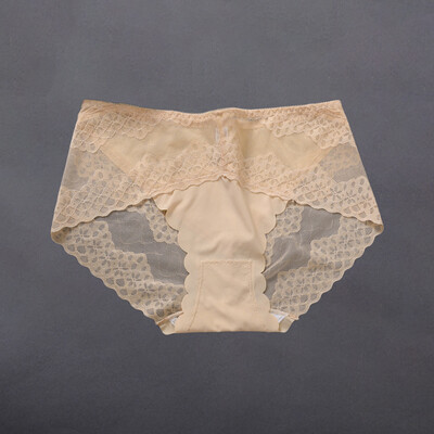 

Sexy Womens Lace Flower Lingerie Translucent Panties Underwear Knickers Briefs
