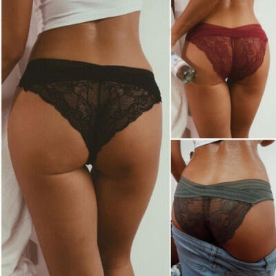 

Women Ladies Sexy Lace Seamless Transparent Briefs Knickers Panties Lingerie Underwear