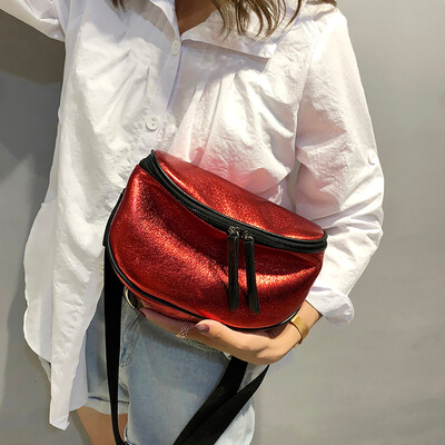 

Tailored Women Bag Wide Shoulder Strap Messenger Bag Waist Bag Tide Shoulder Bag