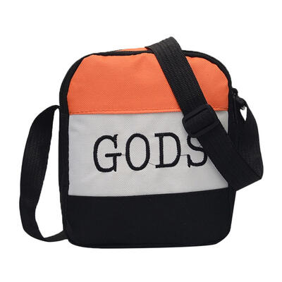 

Letter Print Sports Shoulder Messenger Handbags Unisex Canvas Crossbody Bag