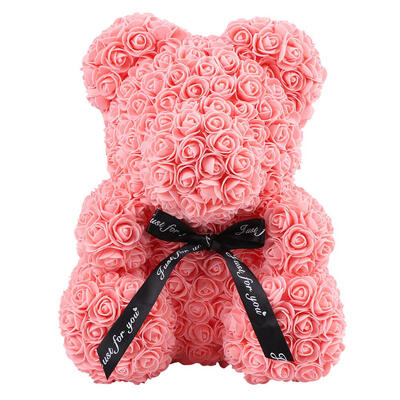 

Artificial Flowers Rose Bear Soap Preserved Flower Valentine Day Gifts