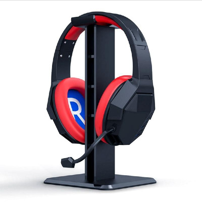 

Convenient Headphone Stand Headset Holder All-in-One Solid Earphone Stand ABS Solid Base for All Headphones Fashion Display Silve