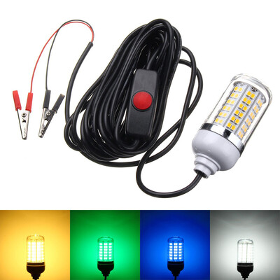 

Fish Attraction Light 12V Underwater Light 15W 108 LED Bait Night Fishing Light