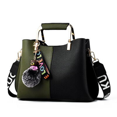 

On the new portable female Korean ladies simple Joker fashion shoulder bag slung a large bag of womens bags