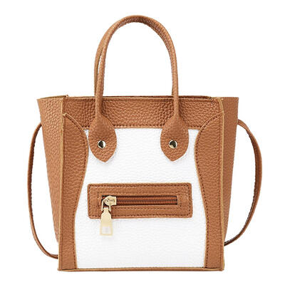 

Litchi Pattern Shoulder Handbags Women PU Leather Crossbody Top-handle Bags