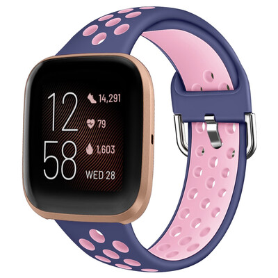 

ECSEM Bands for Fitbit Versa 2VersaSoft Silicone Replacement Band for Fitbit Versa Air Hole Wristband Strap for Women Men, ECSEM Bands for Fitbit VersaSoft Silicone Replacement Band for Fitbit Versa Air Hole Wristband Strap for Women Men
