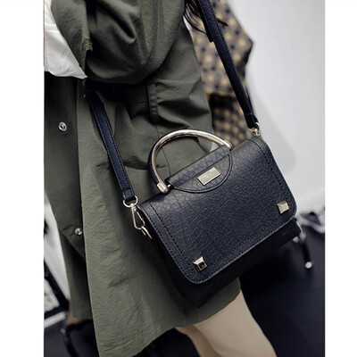 

Tailored Women Fashion Rivet Handbag Shoulder Bag Large Tote Ladies Purse BK