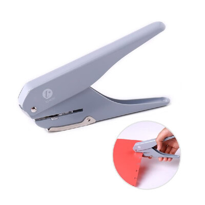 

KW-trio Handheld DIY Mushroom Single Hole Punch Puncher Paper Cutter with Ruler for Office Home School Students