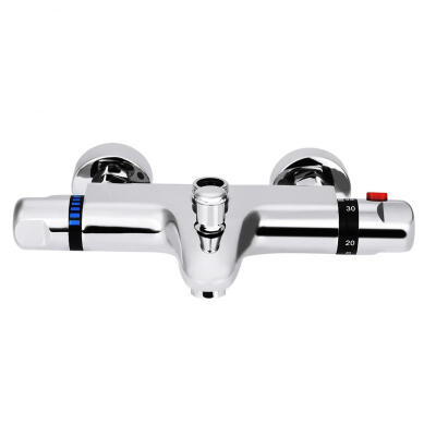 

Greensen Thermostatic Chrome-plating Triple Water Faucet Tap for Shower Bathtub