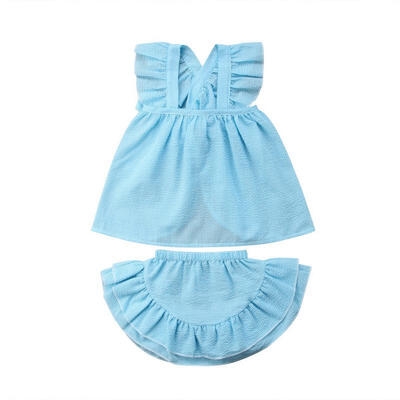 

ToddlerToddler Baby Girl Plaid Vest Top Shorts Tutu Skirts Dress Outfits Set