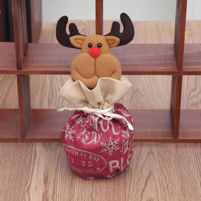 

Gobestart Santa Claus Snowman Elk Christmas Candy Packaging Christmas Candy Decoration