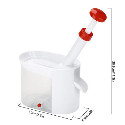 

Greensen Plastic Cherry Pitter Grapes Seeds Removing Tool with Container Home Traveling Fruit Gadget