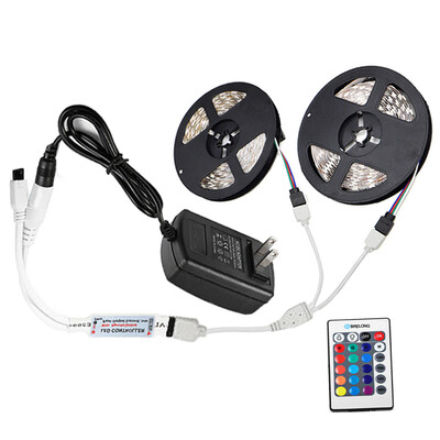 

Brelong 10M 2835SMD RGB 600 LED Strip Light Controller Cable Connector Adapter 3A EU