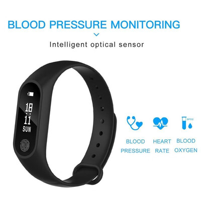 

M2 Smart Wristband Sports Bracelet Pedometer Heart Rate Monitor