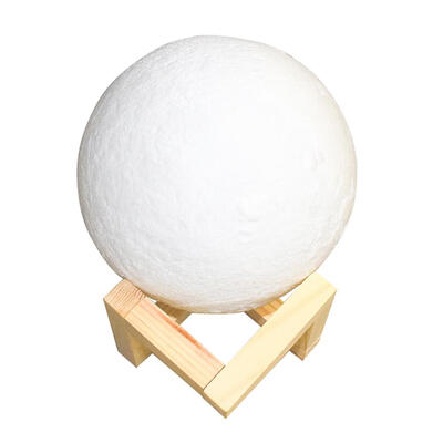 

USB Rechargeable 3D Print LED Moon Lamp Night Light Home Bedroom Decor Gift