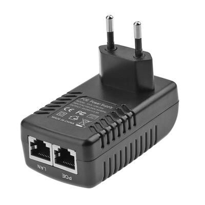 

24V 05A 12W Wall Plug POE Injector Ethernet Adapter IP Phone Camera Switch