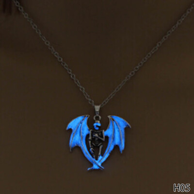 

American Original Bat Necklace European Luminous Bat&Style