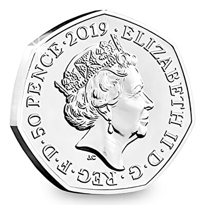 

Siaonvr United Kingdom 50 PENCE 2019 ELIZABETH Commemorative COINS