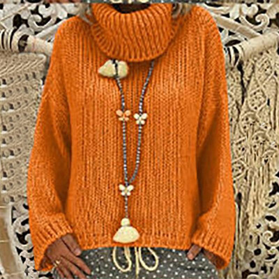 

Women Casual Long Sleeve Tops Jumper Sweater Fashion Ladies Knitwear Pullover