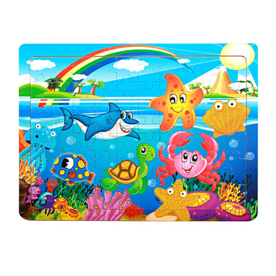 

Gotoamei Wooden Ugly duckling Puzzle Educational Developmental Baby Kids Training Toy A