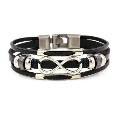 

Stylish Leather All-in-one Multilayer Analemma Bracelet
