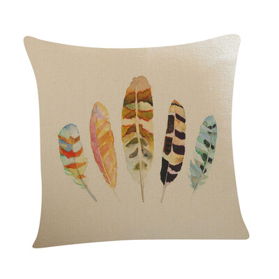 

Siaonvr Feather Sofa Bed Home Decoration Pillow Case Cushion Cover F