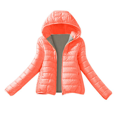 

Toponeto Women Winter Warm Coat Slim Hooded Zipper Jacket Overcoat Blouse