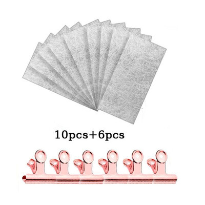 

10Pcs Nail Wraps 6Pcs Nail Clips DIY Nail Art Extension Tools Set
