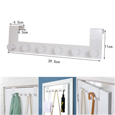 

Gobestart Iron Art Back Door Hanger Hook Bathroom Kitchen Hanger Towel Clothes Door Rack