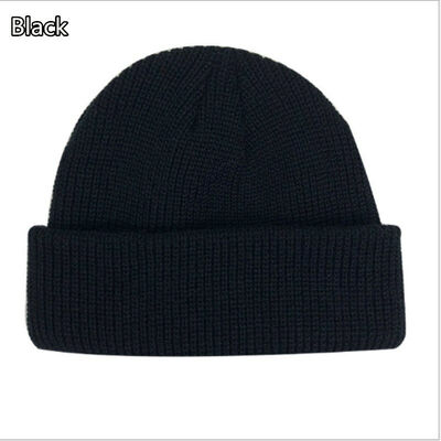 

1pc Unisex Men Women Beanie Hat Warm Ribbed Winter Turn Ski Fisherman Docker Hat